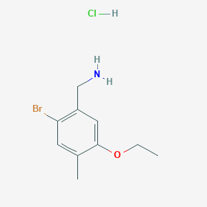 2-Bromo-5-ethoxy-4-methylbenzylamine hydrochloride