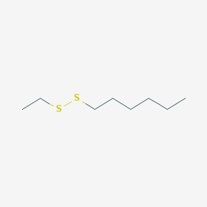 molecular formula C8H18S2 B14494967 Disulfide, ethyl hexyl CAS No. 64580-53-6