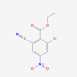 Ethyl 2-bromo-6-cyano-4-nitrobenzoate
