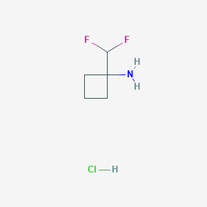 1-(Difluoromethyl)cyclobutan-1-amine hydrochloride