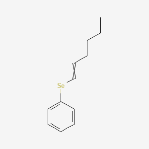 molecular formula C12H16Se B14495017 Hex-1-enylselanylbenzene CAS No. 63831-84-5