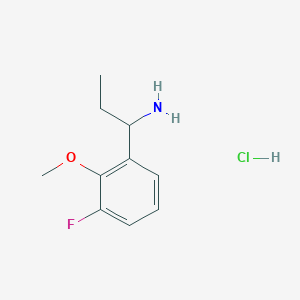 1-(3-Fluoro-2-methoxyphenyl)-propylamine hydrochloride