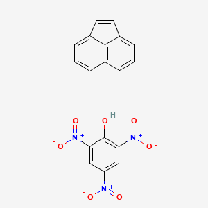 molecular formula C18H11N3O7 B14495024 Acenaphthylene;2,4,6-trinitrophenol CAS No. 63147-14-8
