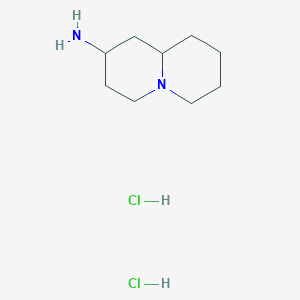 octahydro-1H-quinolizin-2-amine dihydrochloride