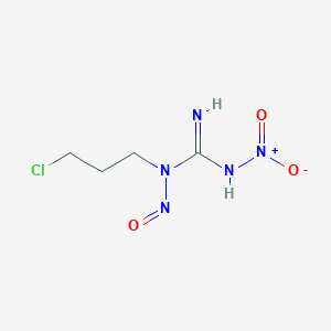 molecular formula C4H8ClN5O3 B14495111 N-(3-Chloropropyl)-N'-nitro-N-nitrosoguanidine CAS No. 64398-16-9