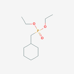 molecular formula C11H23O3P B14495115 Phosphonic acid, (cyclohexylmethyl)-, diethyl ester CAS No. 63909-49-9