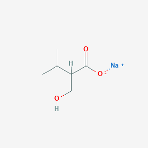 Sodium 2-(hydroxymethyl)-3-methylbutanoate