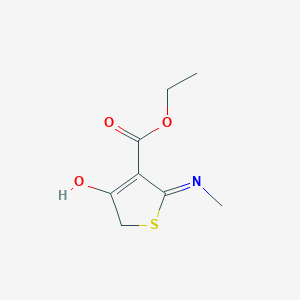 Ethyl 2-(methylamino)-4-oxo-4,5-dihydro-3-thiophenecarboxylate