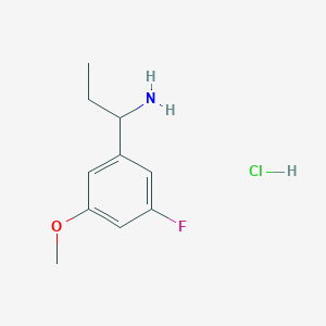 1-(3-Fluoro-5-methoxyphenyl)-propylamine hydrochloride
