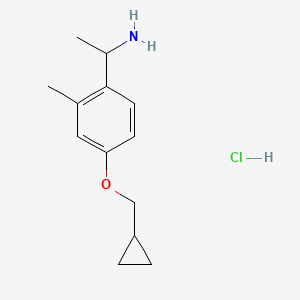 1-(4-Cyclopropylmethoxy-2-methylphenyl)-ethylamine hydrochloride