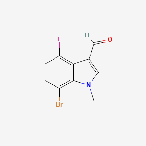 7-Bromo-4-fluoro-1-methyl-1H-indole-3-carbaldehyde