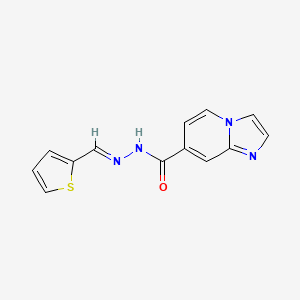 N'-[Thien-2-ylmethylene]imidazo[1,2-a]pyridine-7-carbohydrazide