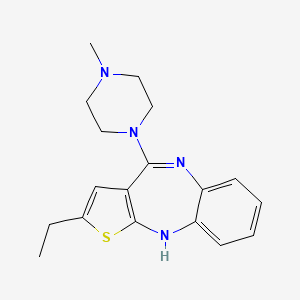 2-Ethyl-4-(4-methylpiperazin-1-yl)-10H-benzo[b]thieno[2,3-e][1,4]diazepine