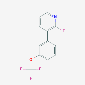 2-Fluoro-3-(3-(trifluoromethoxy)phenyl)pyridine