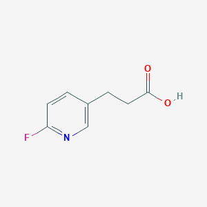 molecular formula C8H8FNO2 B1449530 3-(6-氟吡啶-3-基)丙酸 CAS No. 944998-15-6