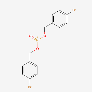 molecular formula C14H12Br2O3P+ B14495342 Bis[(4-bromophenyl)methoxy](oxo)phosphanium CAS No. 65463-67-4