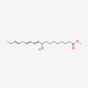 molecular formula C19H32O3 B14495417 Methyl 9-hydroxyoctadeca-10,12,15-trienoate CAS No. 64265-95-8