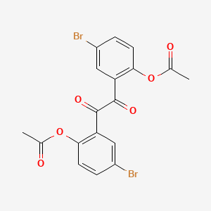 molecular formula C18H12Br2O6 B14495426 Diacetyl dibromosalicyl CAS No. 63992-64-3