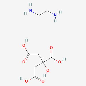 molecular formula C8H16N2O7 B14495540 Ethylenediamine citrate CAS No. 65444-27-1