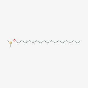molecular formula C20H43OSi B14495571 Silane, dimethyl(octadecyloxy)- 