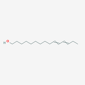 molecular formula C15H28O B14495593 Pentadeca-10,12-dien-1-ol CAS No. 63024-96-4