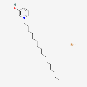 molecular formula C21H38BrNO B14495637 1-Hexadecyl-3-hydroxypyridin-1-ium bromide CAS No. 65132-49-2