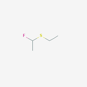 molecular formula C4H9FS B14495651 1-(Ethylsulfanyl)-1-fluoroethane CAS No. 65038-45-1