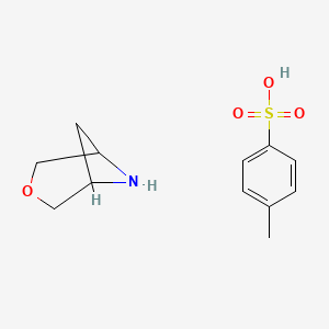 molecular formula C12H17NO4S B1449567 3-Oxa-6-azabicyclo[3.1.1]heptane 4-methylbenzenesulfonate CAS No. 1414860-36-8