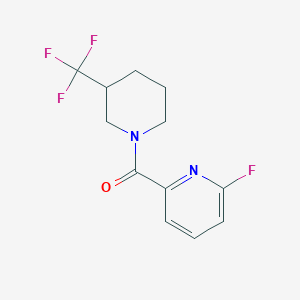 2-Fluoro-6-[3-(trifluoromethyl)piperidine-1-carbonyl]pyridine