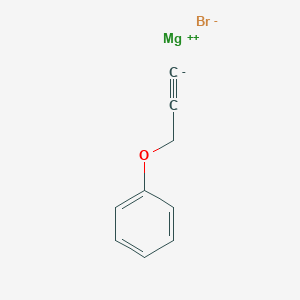 molecular formula C9H7BrMgO B14495760 magnesium;prop-2-ynoxybenzene;bromide CAS No. 63007-03-4