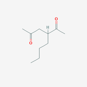 molecular formula C10H18O2 B14495764 3-Butylhexane-2,5-dione CAS No. 63478-74-0