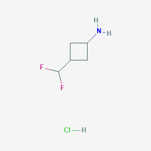 3-(Difluoromethyl)cyclobutan-1-amine hydrochloride