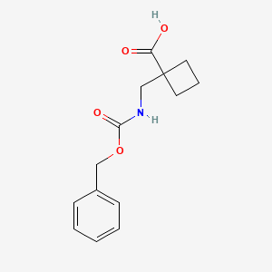 1-((((Benzyloxy)carbonyl)amino)methyl)cyclobutane-1-carboxylic acid