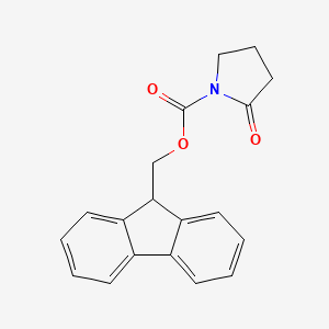 molecular formula C19H17NO3 B1449586 (9H-Fluoren-9-yl)methyl 2-oxopyrrolidine-1-carboxylate CAS No. 208519-92-0