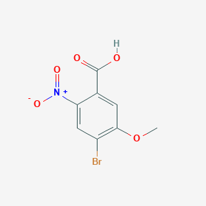 molecular formula C8H6BrNO5 B1449587 4-Bromo-5-methoxy-2-nitrobenzoic acid CAS No. 1527490-64-7