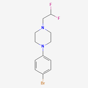 1-(4-Bromophenyl)-4-(2,2-difluoroethyl)piperazine