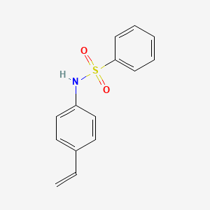 molecular formula C14H13NO2S B14496024 N-(4-Ethenylphenyl)benzenesulfonamide CAS No. 63740-28-3