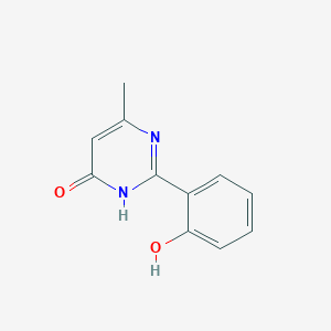 2-(2-Hydroxyphenyl)-6-methyl-4-pyrimidinol