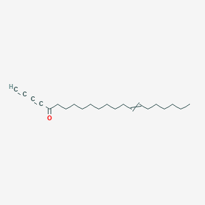molecular formula C22H34O B14496129 Docos-15-ene-1,3-diyn-5-one CAS No. 63987-88-2
