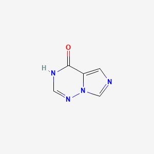 molecular formula C5H4N4O B1449621 3H,4H-咪唑并[4,3-f][1,2,4]三嗪-4-酮 CAS No. 865444-76-4