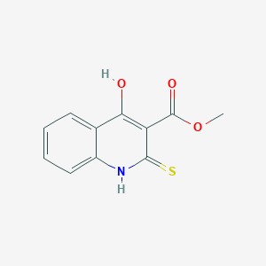 molecular formula C11H9NO3S B1449622 4-羟基-2-硫代喹啉-3-羧酸甲酯 CAS No. 892294-34-7