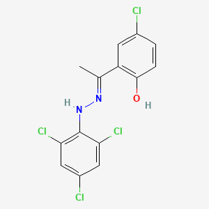 molecular formula C14H10Cl4N2O B1449623 Mitochondrial fusion promoter M1 