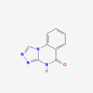molecular formula C9H6N4O B1449624 [1,2,4]triazolo[4,3-a]quinazolin-5(4H)-one CAS No. 92221-89-1