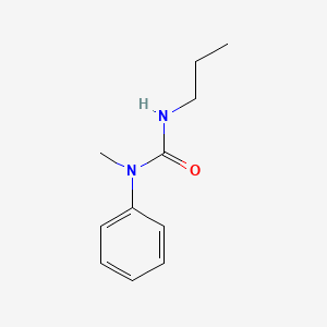 molecular formula C11H16N2O B14496249 N-Methyl-N-phenyl-N'-propylurea CAS No. 63098-94-2