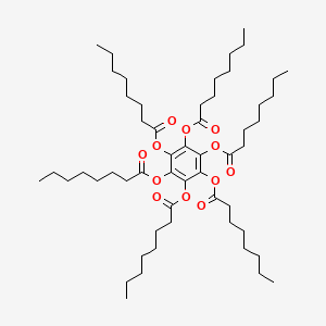 molecular formula C54H90O12 B14496277 Benzene-hexa-n-octanoate CAS No. 65201-71-0