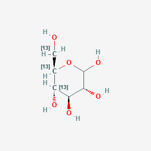 molecular formula C6H12O6 B1449633 D-[4,5,6-13C3]葡萄糖 CAS No. 478529-47-4