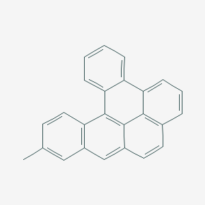 molecular formula C25H16 B14496355 DIBENZO(def,p)CHRYSENE, 8-METHYL- CAS No. 63041-95-2
