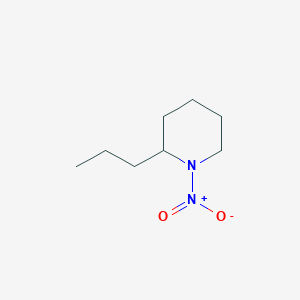 molecular formula C8H16N2O2 B14496429 1-Nitro-2-propylpiperidine CAS No. 64170-94-1