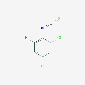 molecular formula C7H2Cl2FNS B1449648 1,5-Dichloro-3-fluoro-2-isothiocyanatobenzene CAS No. 1823548-33-9