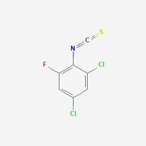 molecular formula C7H2Cl2FNS B1449648 2,4-二氯-6-氟苯基异硫氰酸酯 CAS No. 1823548-33-9